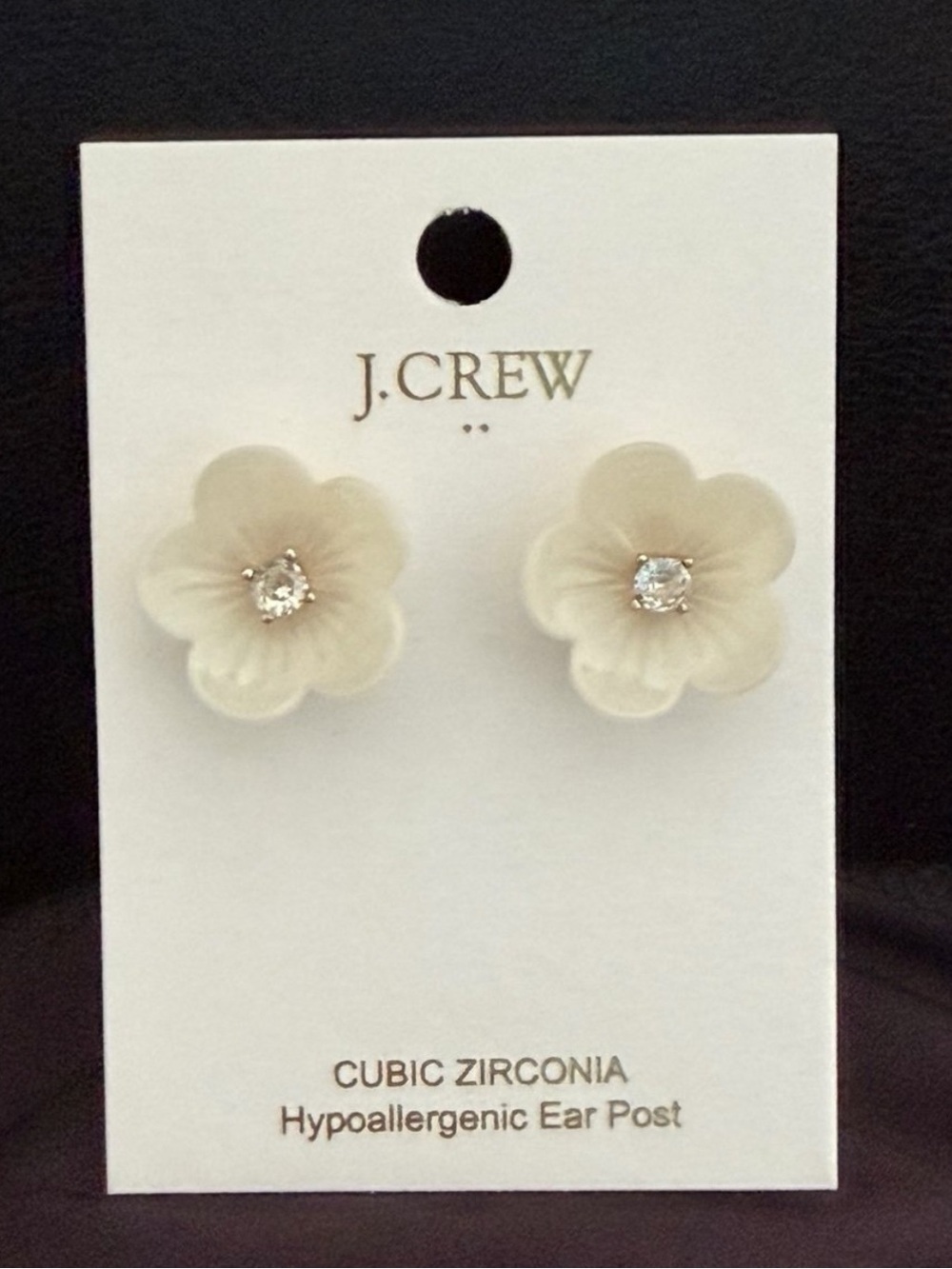 J. Crew Factory Floral Stud Earrings